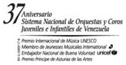 37° Aniversario del Sistema Nacional de Orquestas y Coros Juveniles e Infantiles de Venezuela